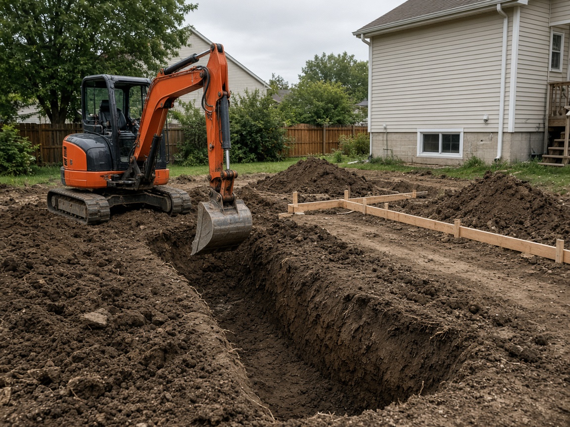 Sample excavation imagery